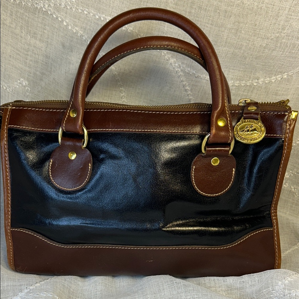 Brahmin Vintage leather pocketbook bag